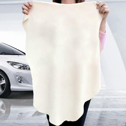 LEEPEE 5 Size Quick Dry Towel Natural Chamois Leather Wash Suede Genuine Leather Car Wash Towel Absorbent Car Cleaning Cloth