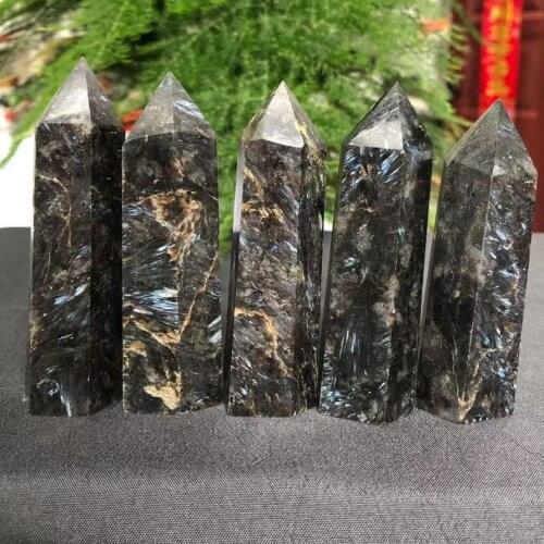 Natural Mineral Energy Column Fireworks Crystal Home Decoration Healing Stone 1PC 80-90mm