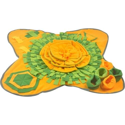 Pet Training Dismountable Wash Sniff Blanket Easy To Hold Pet Blanket Four-point Star Treasure Pad
