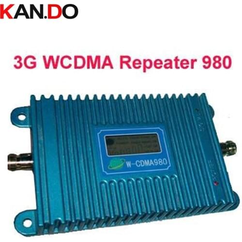 Model 980 3G booster LCD display function new model WCDMA 98 2100 Mhz mobile phone signal booster,GSM signal repeater