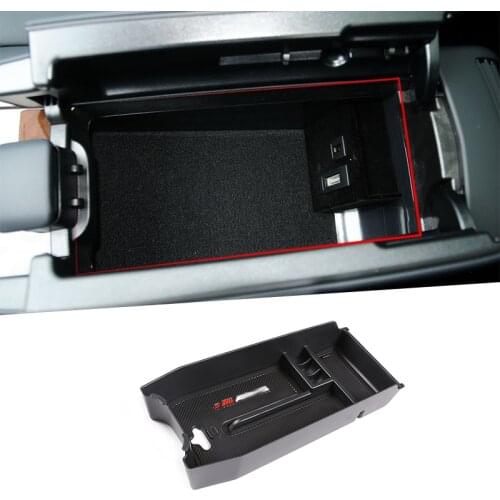 With AMG Logo Car Console Central Armrest Storage Box Multi-function Boxes Accessoriy For Mercedes Benz E Class W212 2012-2015