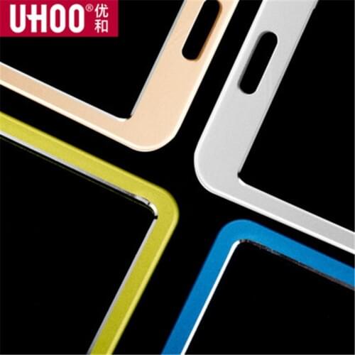 Certificate card, aluminum alloy work card, work card, employee certificate, chest card, customized certificate sleeve 6042