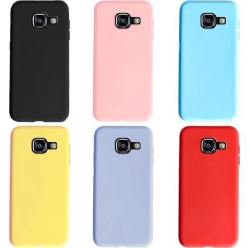 For Samsung Galaxy A5 2016 A510F Case Silicone Solid Color Phone Cover For Samsung A5 2016 SM-A510F Cute Covers Soft Fundas 5.2"