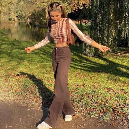 Vintage Y2K Baggy E-girl Jeans Women 90s Streetwear Loose High Waist Straight Trousers Harajuku Fashion Cotton Denim Sweatpants