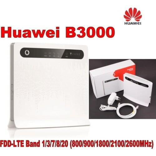 Vodafone B3000(Huawei B593s-22) LTE 4G Wireless CPE Router support FDD800/900/1800/2100/2600Mhz
