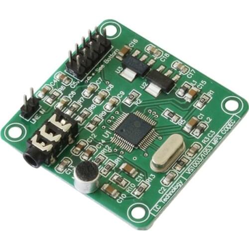 VS1003 MP3 module onboard microphone
