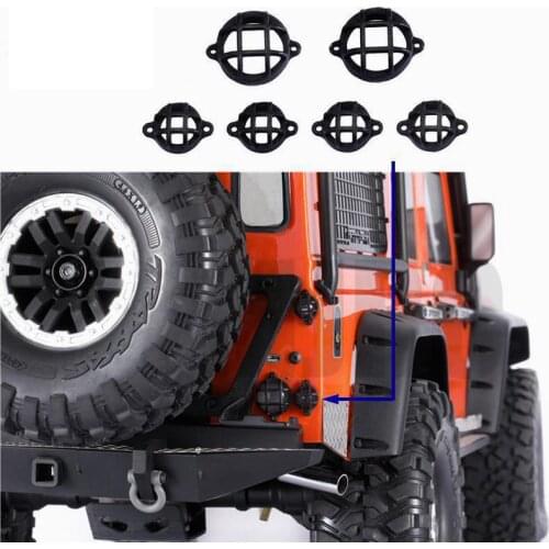 ABS protective lampshade for 1/10 Rc tracked car guard Traxxas Trx4 TRX-4 rear lamp cover reversing light protection cover