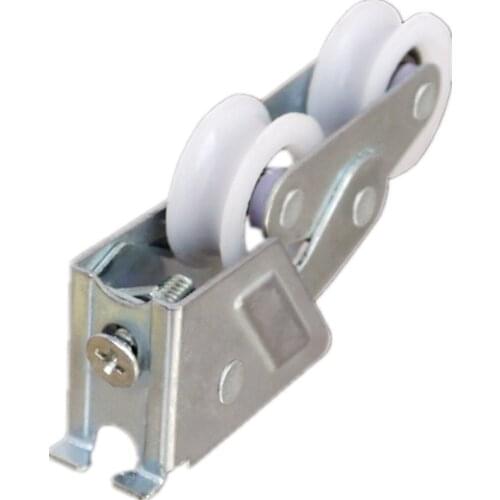 3PCS 3Size Old Aluminum Alloy Window And Door Mute Rollers Sliding Door And Window Pulley Double Nylon Wheels Hardware Parts