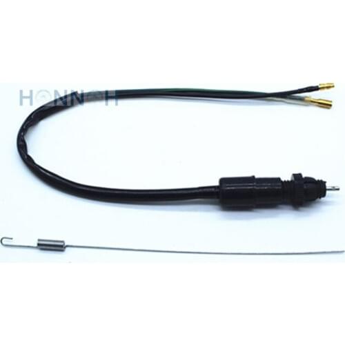 3pcs/lot Universal Motorcycle Bike Rear Brake Light Switch with Spring Fit For Yamaha Black Cable Length