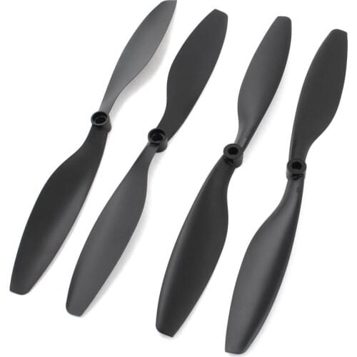 4x 1045 10 inch Dia 4.5 inch Pitch CW/CCW Rotating Propeller blades RC Quadcopter Prop
