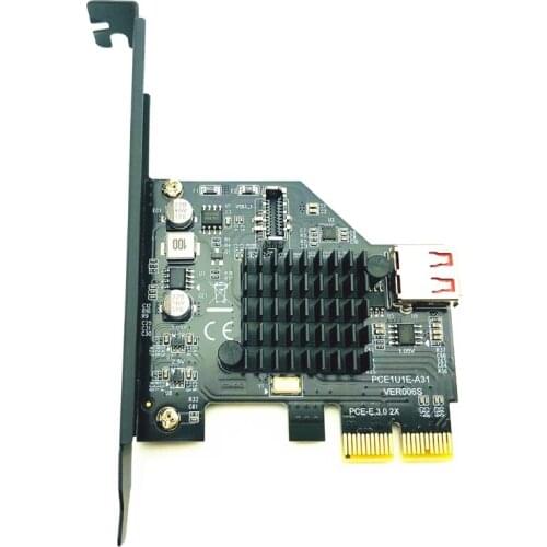 Asm3142 Chip 10Gbps USB3.1 Gen 2 Type-E 20-Pin Expansion Card USB 2.0 Pci Express 3.0X2 Suitable for Desktop Pc Computer