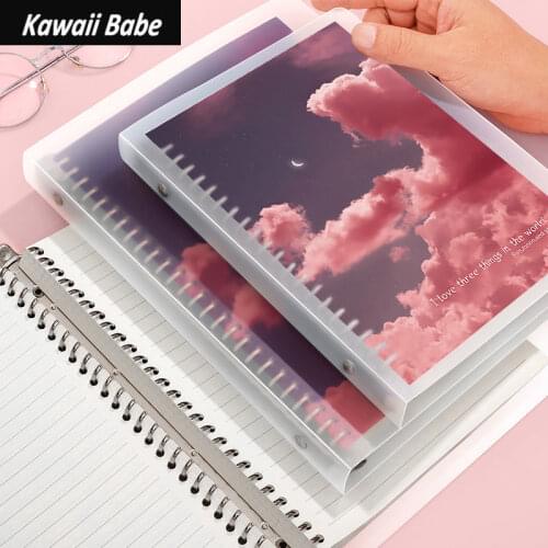 Journal Notebook Diary School Office Supplies Accessories Loose Leaf Notepads Agenda Planner A5 Binder Lined Thicken Budget Book