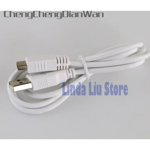 ChengChengDianWan 5pcs 30pcs 1m USB Charger Cable For Nintendo Wii U WIIU Gamepad Controller