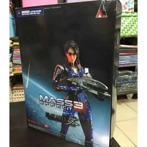 PLAY ARTS Mass Effect Action Figure Model Toys Gift 26cm
