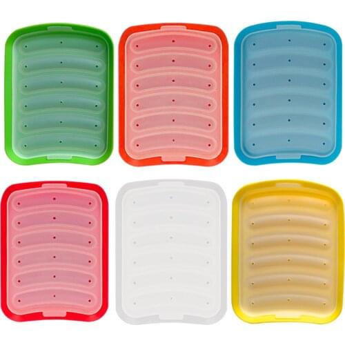 Sausage Mould Food Grade Silicone Vent High Temperature Resistance Homemade DIY Ham Baby Food Supplement Tools Sausage Makers