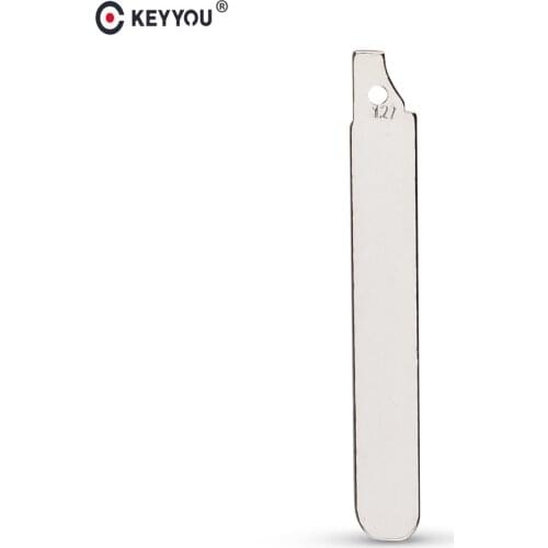 KEYYOU #127 Blank Uncut Key Blade For CHANA EADO Flip Remote Key Blade