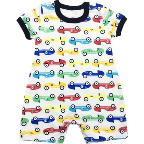 Summer Baby Short Romper Fashion Infant Clothing Short Sleeves Baby Girl Dress Clothes Set Boys Sunsuit Newborn Casual Jumpsuit