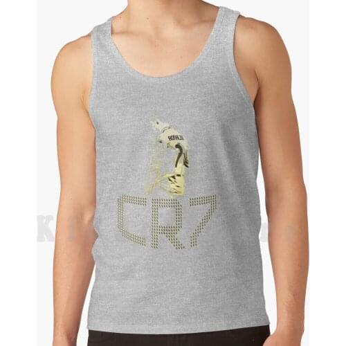 Masterclass Tank Tops Vest 100% Cotton Ronaldo Portugal National Team Football Football Football Soccor Ozil Zlatan