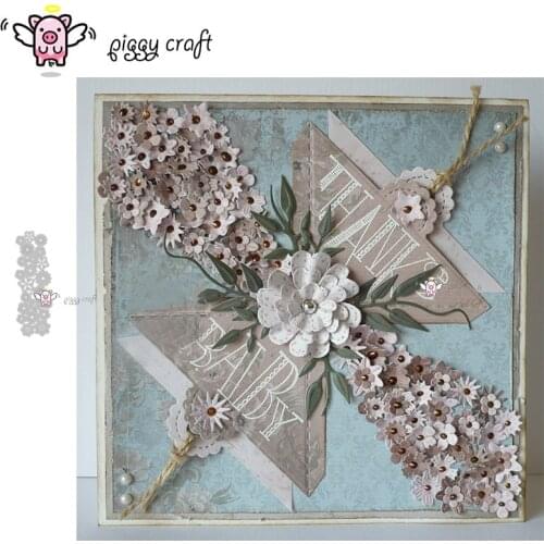 Piggy Craft metal cutting dies cut die mold Various flower petals Scrapbook paper craft knife mould blade punch stencils dies