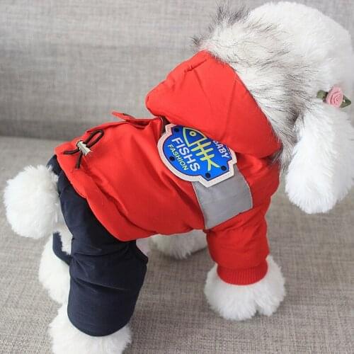 2021 New Winter Pet Dog Clothes Hoodie Super Warm Jacket Thicker Cotton Coat Small Dogs Pets Clothing For French Bulldog Puppy