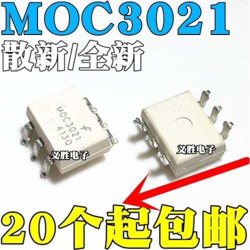 New MOC3021S MOC3021 Optocoupler SMD SOP6