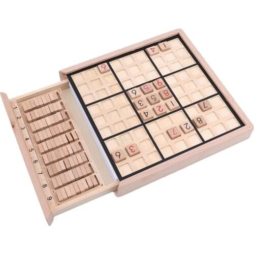New Sudoku Education Wooden Toys Numbers 1 To 9 Kids Brain Toy IQ Games For Children Puzzle Box Wood Wood Toys For Children