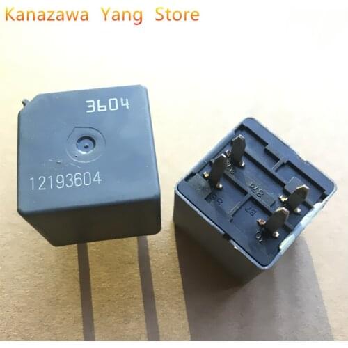 1PCS 2PCS /Lot 12193604 3604 4 Pins 40A Automotive Fan Motor Relay In Stock Best Quality