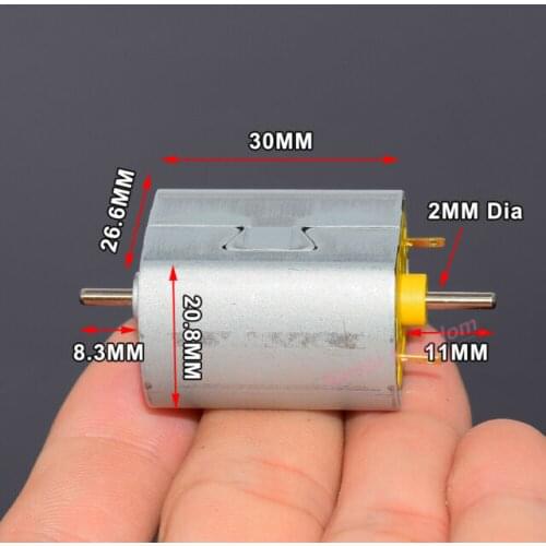 Standard FS280-KN Motor / FP280-KN Motor DC 16V 29V Large Torque Dual Shaft High Speed Door Lock Of Car