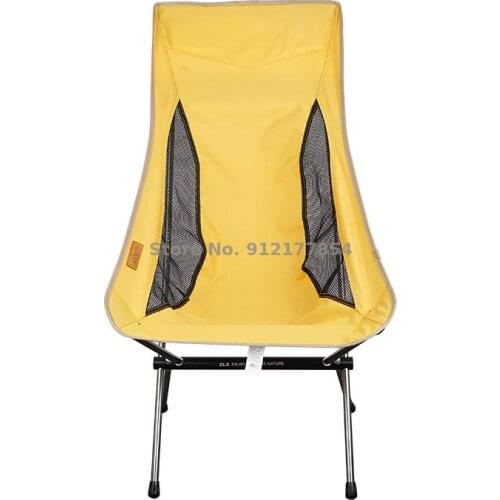 Outdoor Portable Folding Chair Camping Super Light Aluminum Alloy Moon Chair Camping Fishing Leisure Beach Chair