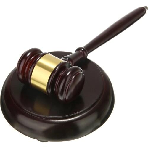 Wood Handcrafted Auction Hammer Wood Gavel Wood Gavel Sound Block for Lawyer Judge Auctioneer Handcrafted Gavel Sale Decor