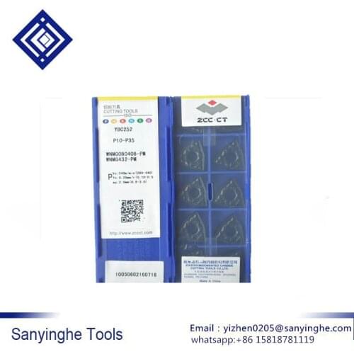 DNMG110412-PM YBC252 cnc carbide turning inserts cnc blade lathe turning tool (10pcs/lots )
