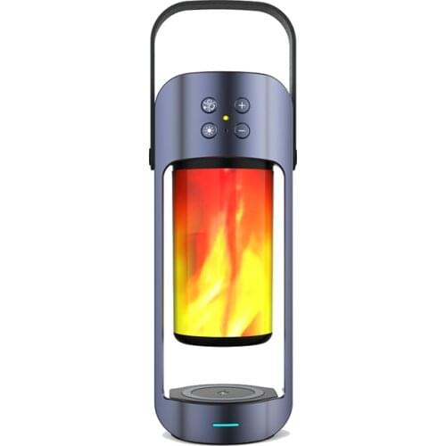 ELRVIKE Flame Lamp Wireless Charging Bluetooth Speaker Multifunctional Outdoor Emergency Lamp With Charging Treasure Function
