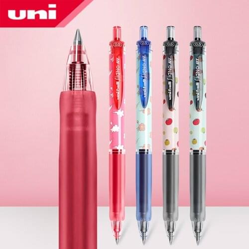 6pcs UNI Gel Pen UMN-105 Fruit Flower Shape Limited Edition Student Writing Is Not Easy To Break Ink 0.5mm Signature Water-base