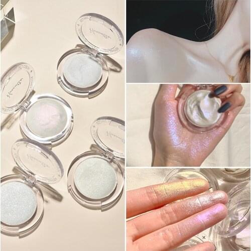 Highlighter Shimmer Primer High Gloss Powder Face makeup Mashed Potato Texture Contouring Brightener Cosmetic maquiagem Bronzers