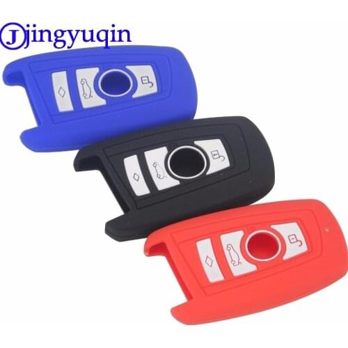 Jingyuqin 10ps Remote 3 Buttons Car Key Cover Case For Bmw E46 E53 F30 F10 F20 F30 X1 X3 X4 X650 GX400 RX270 RX450h RX350 LX570