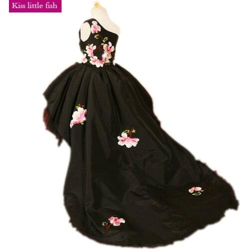Kiss little fish Women's Puffy Dresses