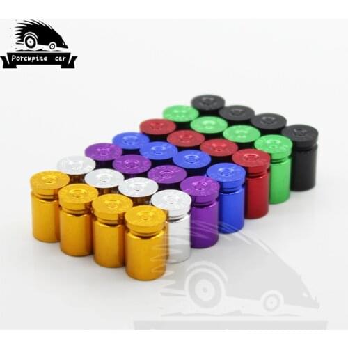 200 sets of 4pcs each Bullet shell Wheels Rims Stem Air Tires Truck Bicycle Car Cover Tire Valve Caps Dust Caps for BMW Mercedes