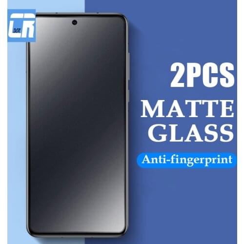 2pcs No fingerprint Matte Glass for Samsung Galaxy A12 A02 A42 A31 A41 A42 A21S M12 M62 F62 F12 F02 A52 A72 A22 Screen Protector