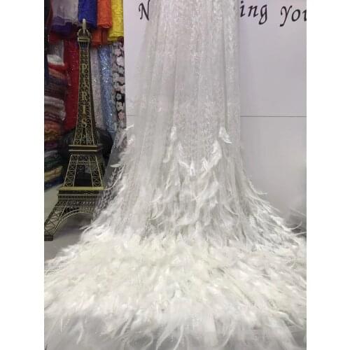 Nigeria Wedding Lace Fabric 2021 High Quality 3D Flower And Flower Lace Fabric Fine Design African Lace Fabric J4284