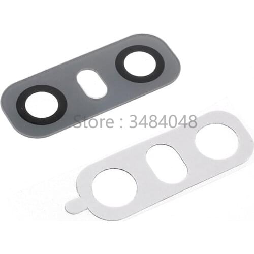 Original Glass len For LG G6 H870 H871 H872 LS993 Rear Camera Ring Glass Lens Cover Replacement + Adhesive Sticker Glue