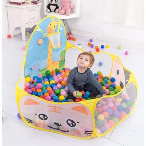 Portable Children Playpen Foldable Kid Ocean Ball Pool Baby Play Tent Folding Indoor Outdoor Game Pool Sports Educational Toy