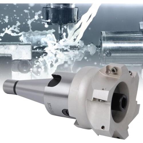 Face Milling Cutter NT30-FMB27 Collet Chuck Holder+BAP400R-80-27-6-Flute Milling Cutter+APMT1604 Inserts For CNC Machine