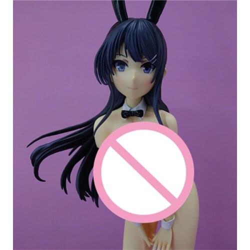 Rascal Does Not Dream of Bunny Girl Senpai Mai Sakurajima huge breast 1/4 nude anime figure
