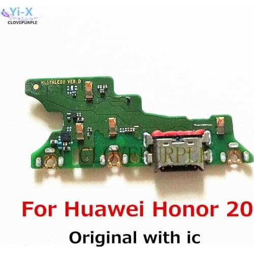 1pcs Original USB Charging Board Dock Connect Flex Cable for Huawei Honor 20 Replacement Parts