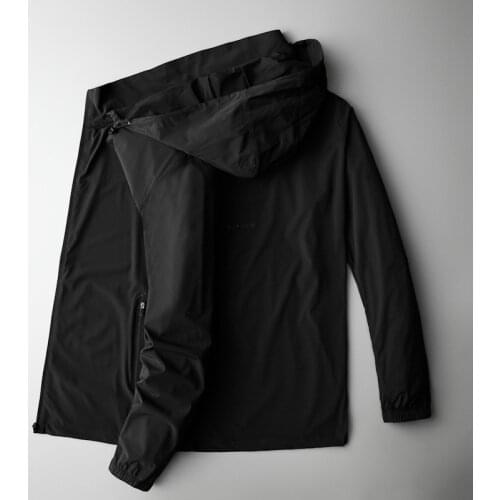 2020 plus size 8XL 7XL Men jacket thin long sleeve jackets windbreaker hooded windbreaker jacket mens clothing brand clothing