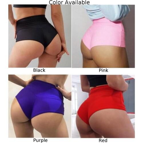 2021 Casual Womens Fitness Yoga Shorts High Waist Quick Dry Skinny Bike Shorts Tight Short Solid Color Slim Fit Sport Shorts