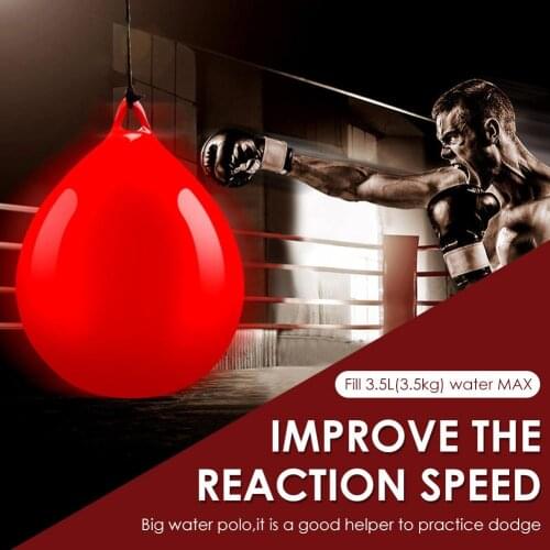 1Pcs Water Heavy Bag Hanging Punching Bag With Water Injector Hook Sling Heavy Bag Water Punching Bag For Indoor Outdoor