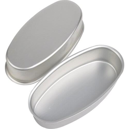 1PC Oval Shaped Cake Pan Non-Stick Cheesecake Mold Aluminum Alloy Bread Bakeware Cake Baking Pan Pastry Tray Kitchen Accessories