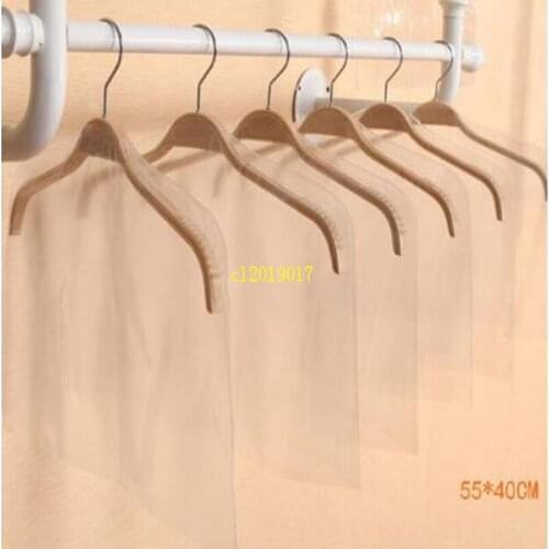 100pcs Plastic Cover for Clothes Garment Suit Coat Dust Cover Protector Wardrobe Storage Bag Case for Clothing Organizer