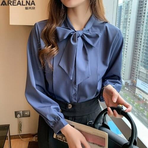 Голубые блузки AREALNA China At AliExpress